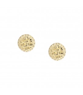 Muru Ancient Coin Studs Gold
