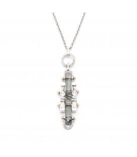 Manhattan Crystal Short Pendant